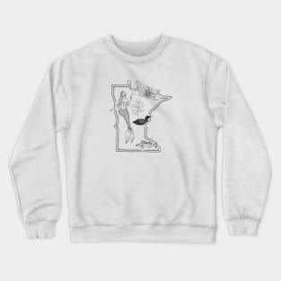 Minnesota Mermaid Crewneck Sweatshirt